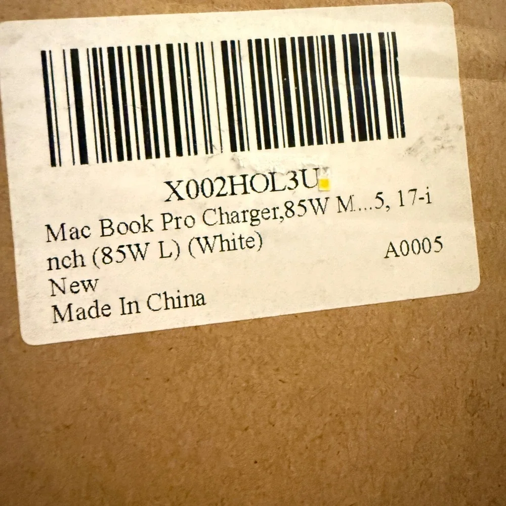 85W MagSafe 1 L-Tip Charger MacBook Pro A1150 A1211 A1226 A1229 Replacement